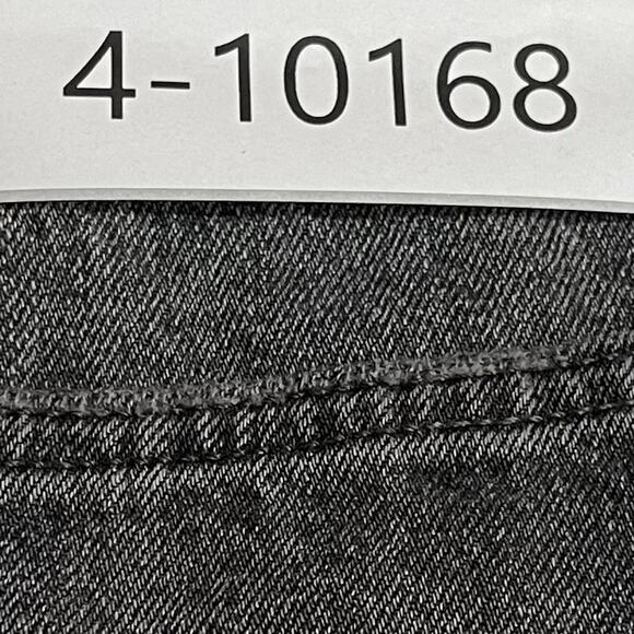 LEVIS Premium 501 Shorts Womens 26 Button Fly High Rise BIG E Distressed Denim - Picture 12 of 12